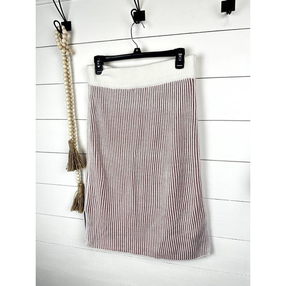 Pre-Loved Polagram mauve and beige Knit Skirt sz LRG - Picture 5 of 6